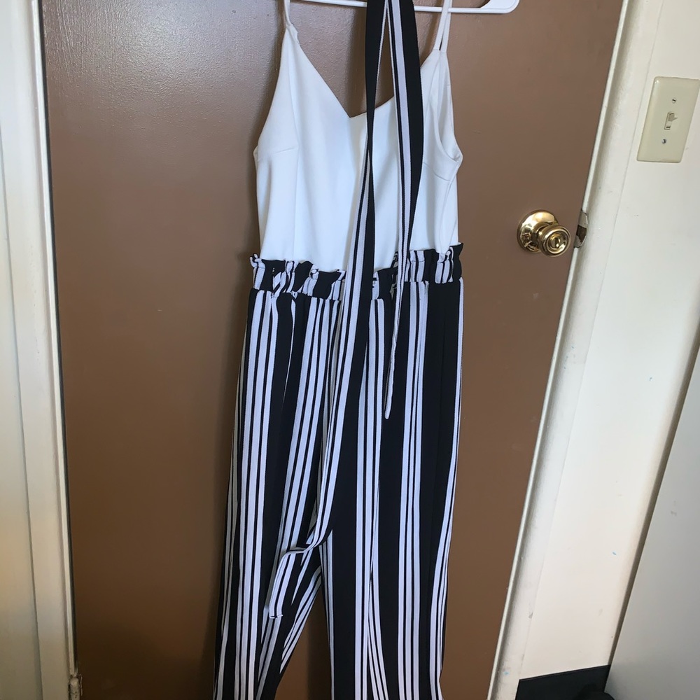 Black and White Jumpsuit